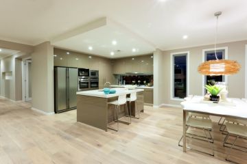 Hardwood floor installation by Flooring Services