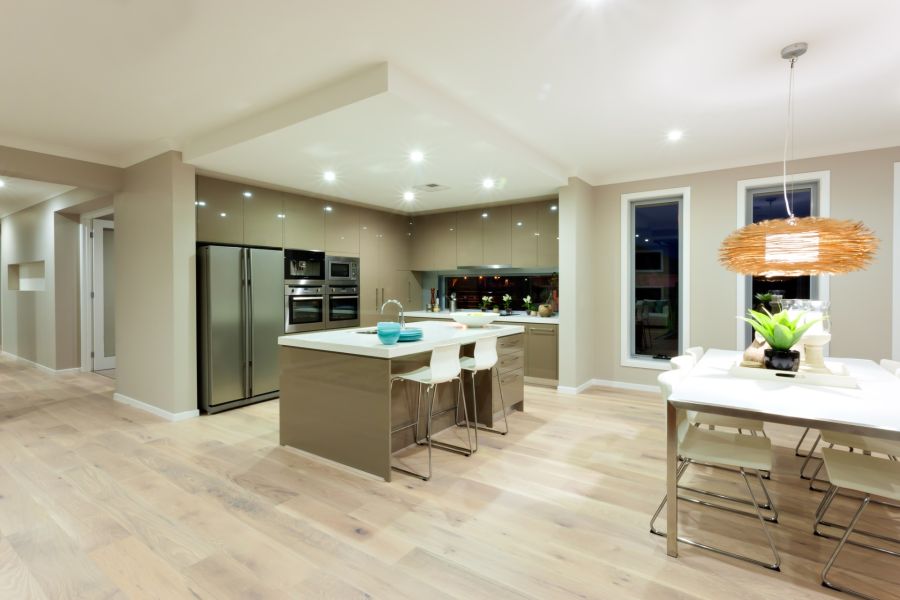 Hardwood floor installation by Flooring Services