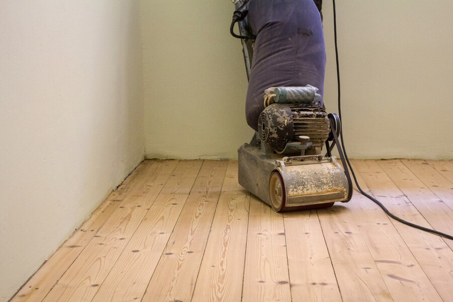 Floor refinishing by Flooring Services